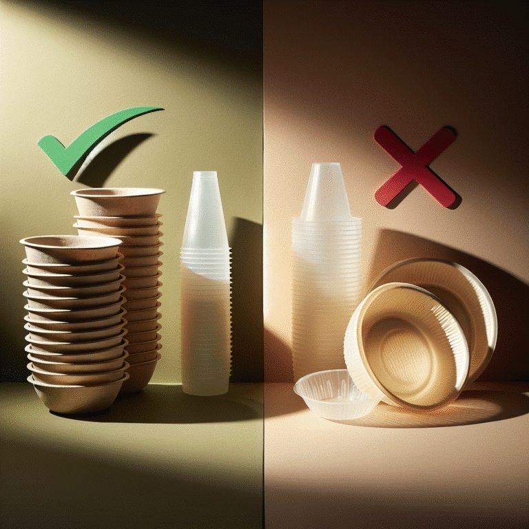 Biodegradable bowls vs. plastic: Making the eco-friendly choice