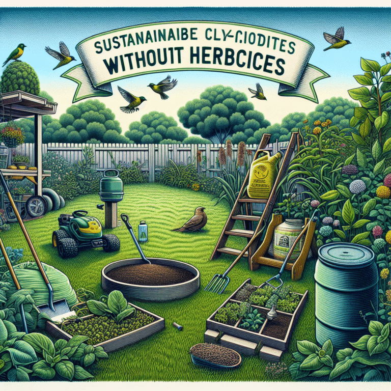 Sustainable Practices for Maintaining a Herbicide-Free Yard