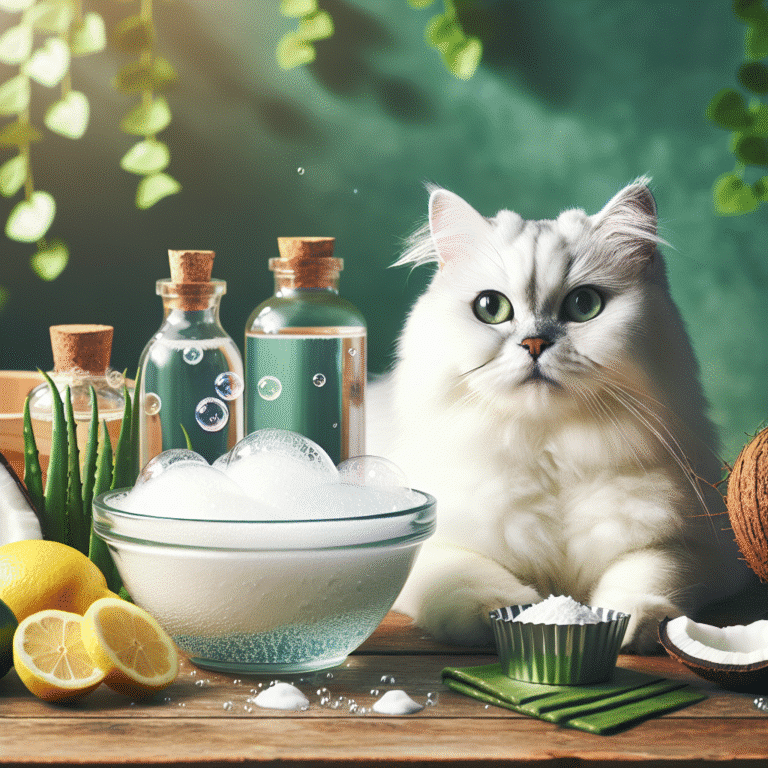 Creating an eco-friendly DIY pet shampoo from household ingredients