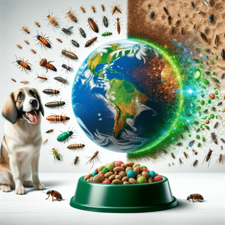 What are the environmental benefits of insect-based dog food for the planet?