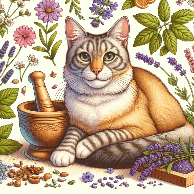 Herbal remedies for keeping your cat stress-free