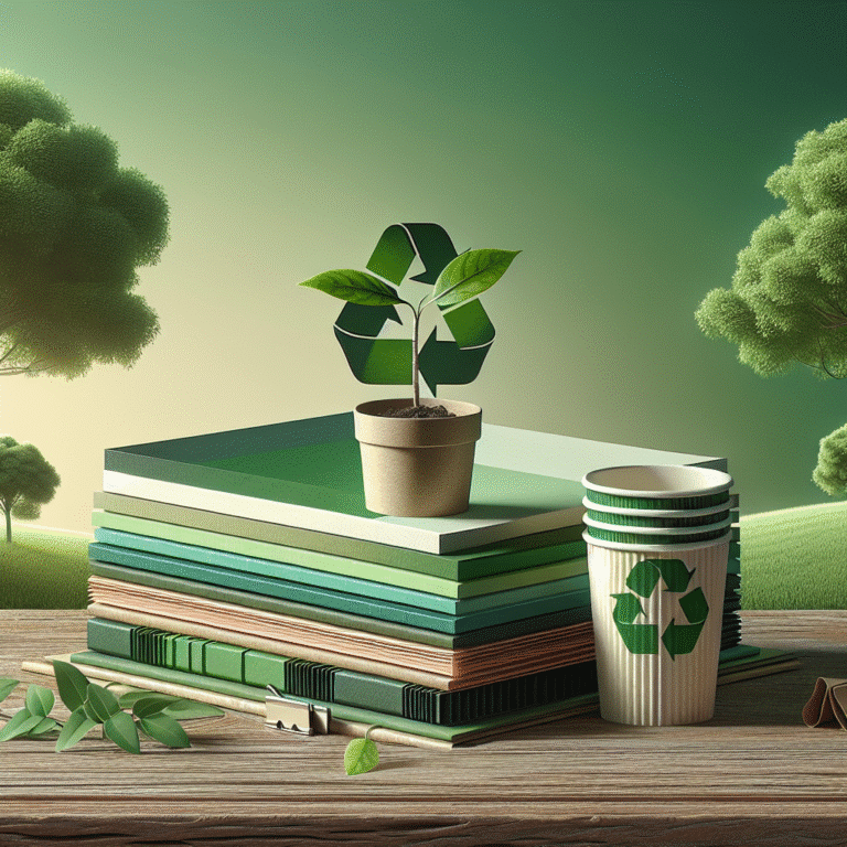 Sustainable Paper Options: Eco-Friendly Choices for Your Everyday Life