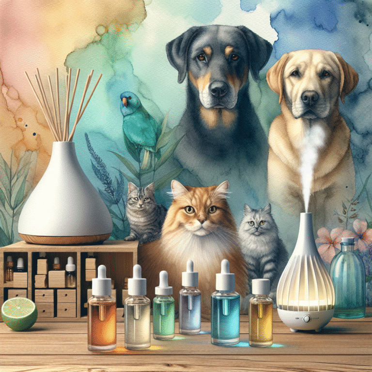 Essential oils that are safe for pets and their calming effects