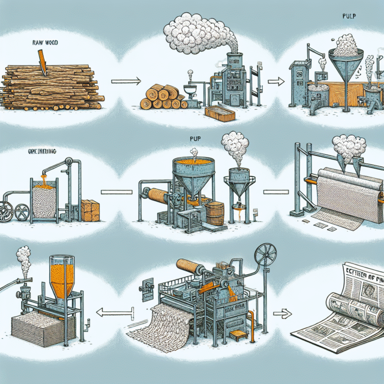 The Process of Making Paper: From Pulp to Print