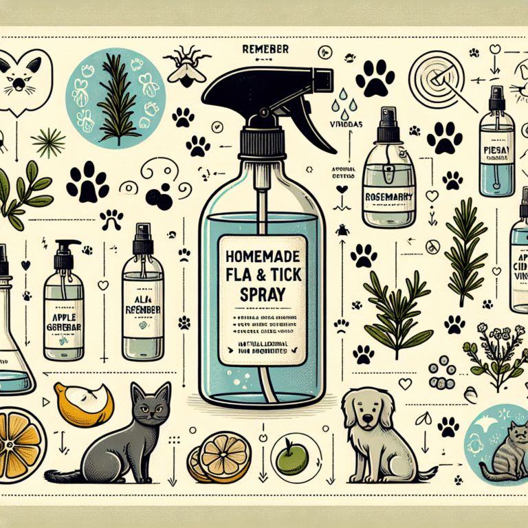 Crafting a Safe Flea and Tick Spray for Your Furry Friends
