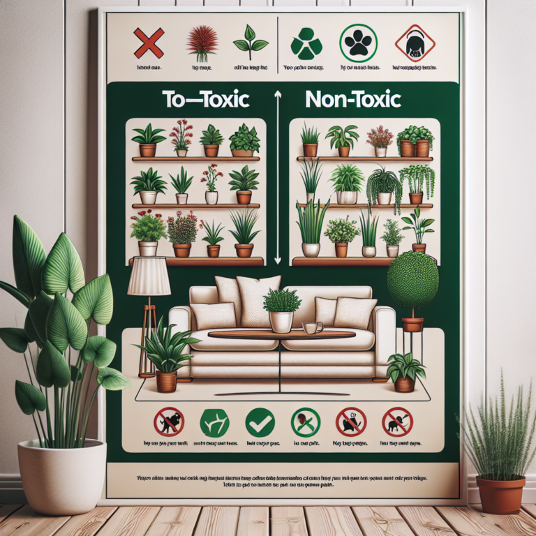 Identifying toxic household plants and creating a non-toxic pet-safe living space