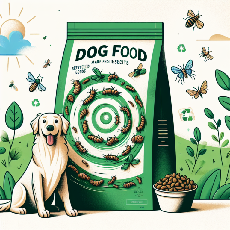 The rise of insect-based dog food: A sustainable solution for eco-conscious pet owners