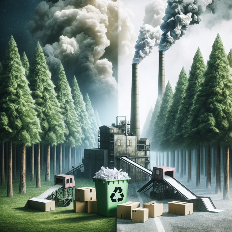 The Environmental Impact of Paper Production and Recycling