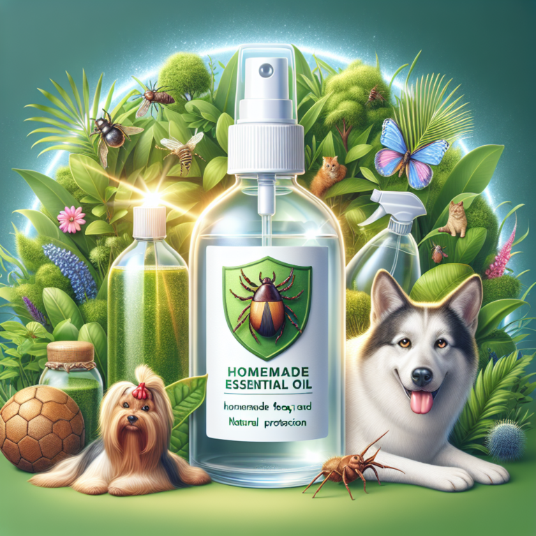 Homemade Essential Oil Flea and Tick Spray: Protecting Your Pets Naturally