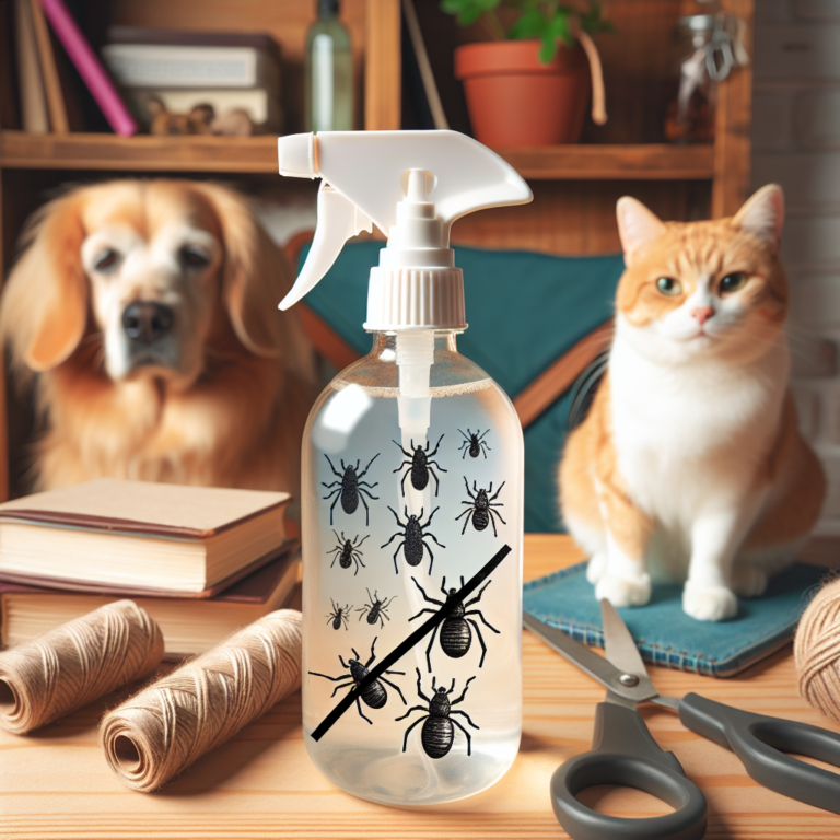 DIY Natural Flea and Tick Repellent Spray for Dogs and Cats: A Step-by-Step Guide
